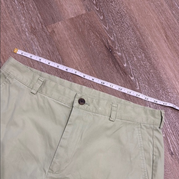 Brooks Brothers Size W34/L30 Green Chinos Straight-Leg Classic - Picture 7 of 7